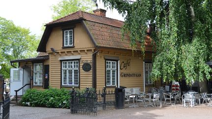 Café Grindstugan. 