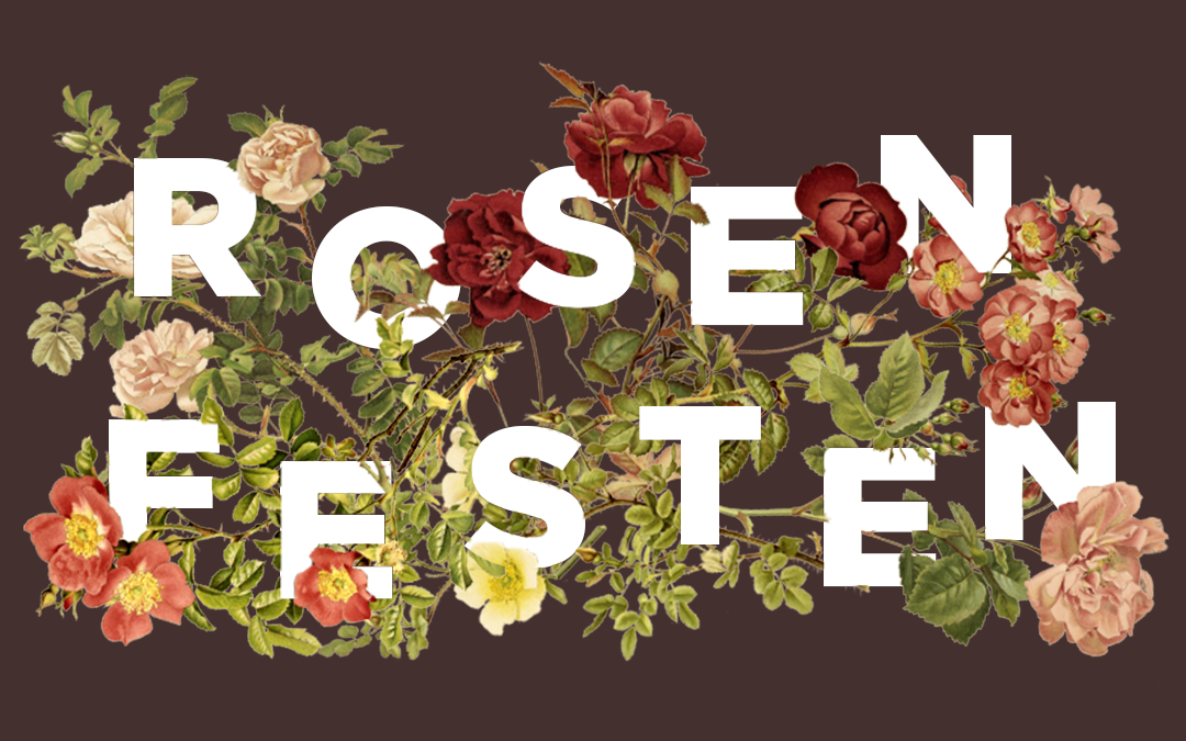 Rosenfest med prisutmärkelse, bakelser och musik