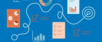 ilustration för process att ta fram statistik