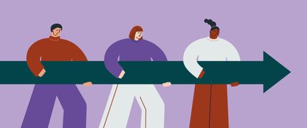Illustration som visar riktning