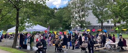 Evenemang med många invånare