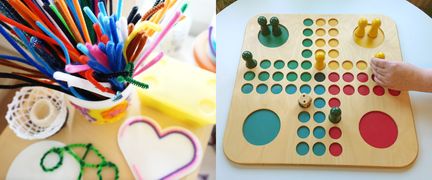 En person pysslar och gör en påskkyckling.