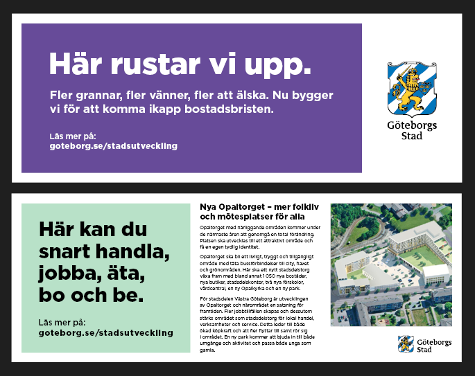 Exempel p&aring; vepor som tillf&auml;lligt kan h&auml;ngas upp, till exempel vid byggarbetsplatser.
