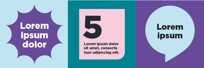 Exempel p&aring; hur du ska anv&auml;nda infografiken: stadens infografik i stadens f&auml;rger utan effekter.