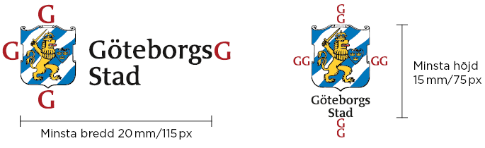 G&ouml;teborgs Stads logotyp med markerad friyta.