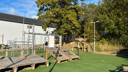 Utegymmet intill Ruddalens utegym.
