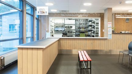 Skridskouthyrningen i Ruddalens ishall