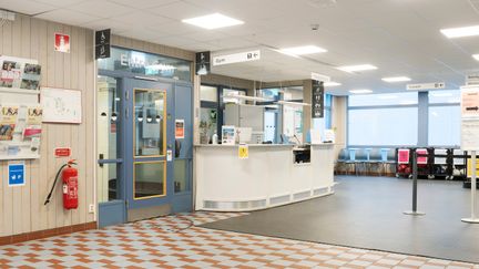 Receptionen i Ruddalens idrottscentrum