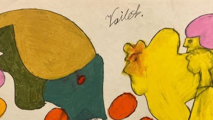 Konstverk ur utställningen. Bilden är beskuren.