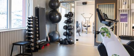 Vättlefjälls motionscentrums gym