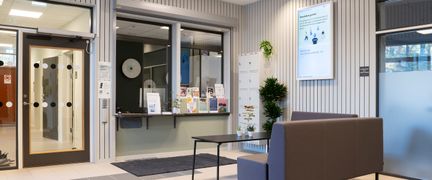 Vättlefjälls motionscentrums reception