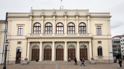 Börsens torgfasad, 2021.