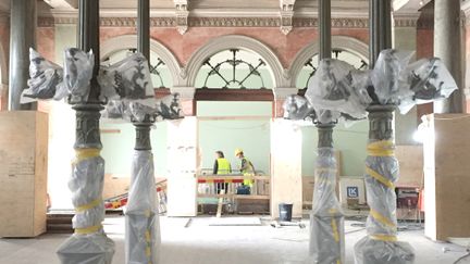 Restaurering av Börshallen på Börsens bottenplan