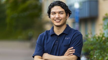 Undersköterskan Christian utomhus