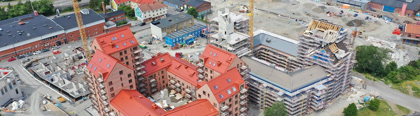 Byggkranar i Göteborg