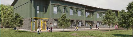 Grön förskola som ligger vid Kullegatan