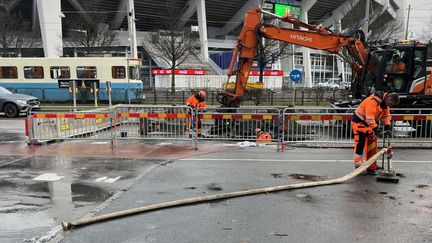 Vattenavstängning vid Ullevi.