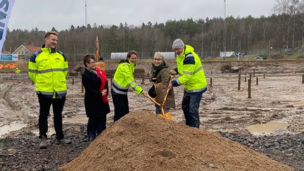 Från vänster: Robin Östling idrott & förening, Karin Östring Bergman Backa HK, Anna Källström Flodéns, Bettan Andersson, idrotts- och föreningsnämnden och Michael Sellering Idrott & förening.