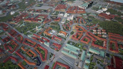 En bild tagen ur den digitala tvillingen