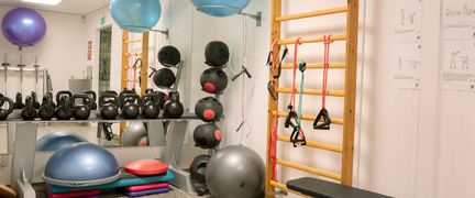 Gymmet på Tuvevallens motionscentrum