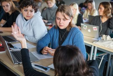 Undervisning i ett klassrum