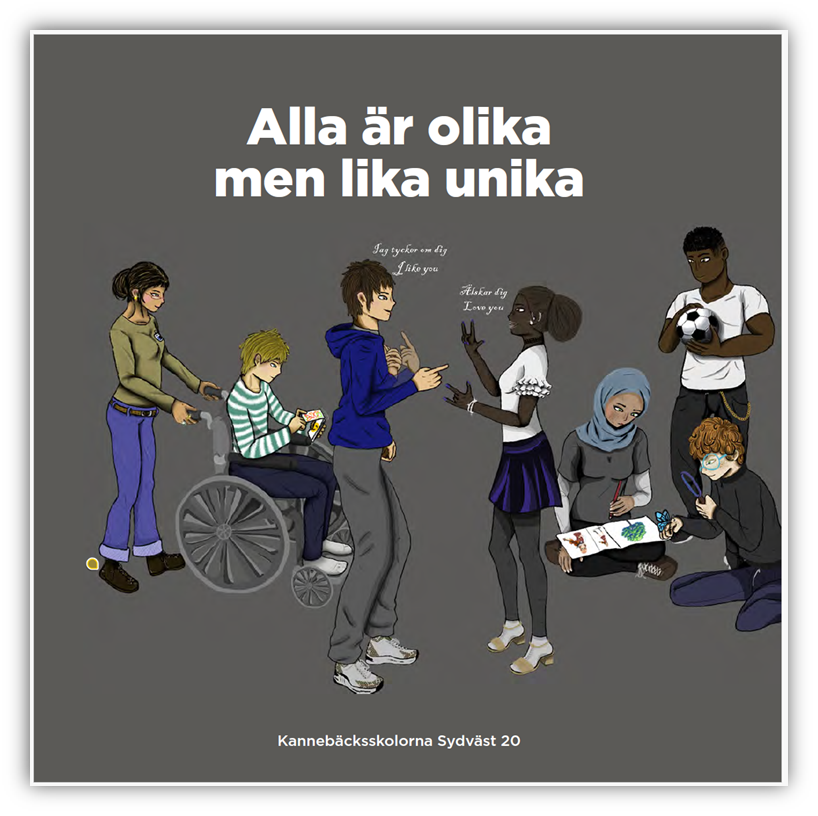 Elevernas unika erfarenheter resulterar i en bok