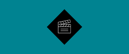 Ikon för produktionsstöd för film och rörlig bild