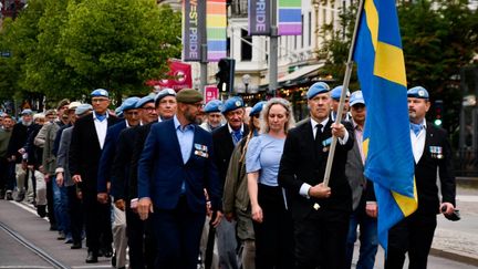 En bild från förra årets parad på Veterandagen. Foto: Göteborgs Stad