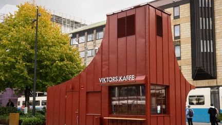 Viktors café i Brunnsparken.