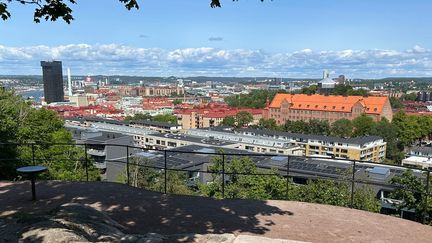 Utsiktsplatsen bjuder på en vacker vy över Göteborg. Foto: Göteborgs Stad