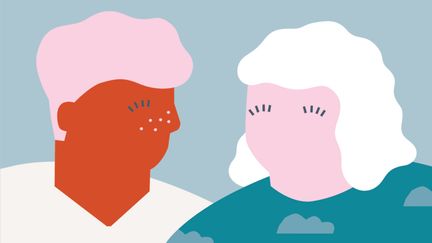 person har på sig trygghetslarm på armen