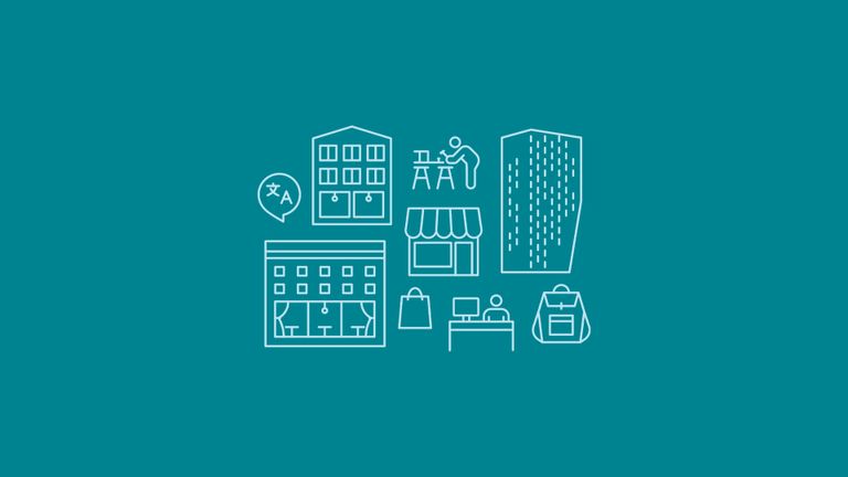 Illustration av förskolor och skolverksamheter