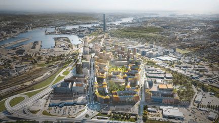 Visionsbild av hela nya Backaplan