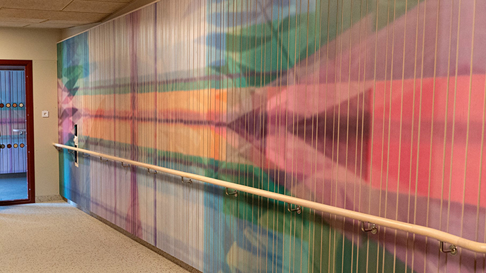 En f&auml;rgsprakande v&auml;ggm&aring;lning