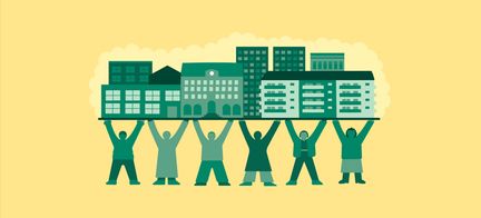 Fyra pratbubblor från ljusa till mörka