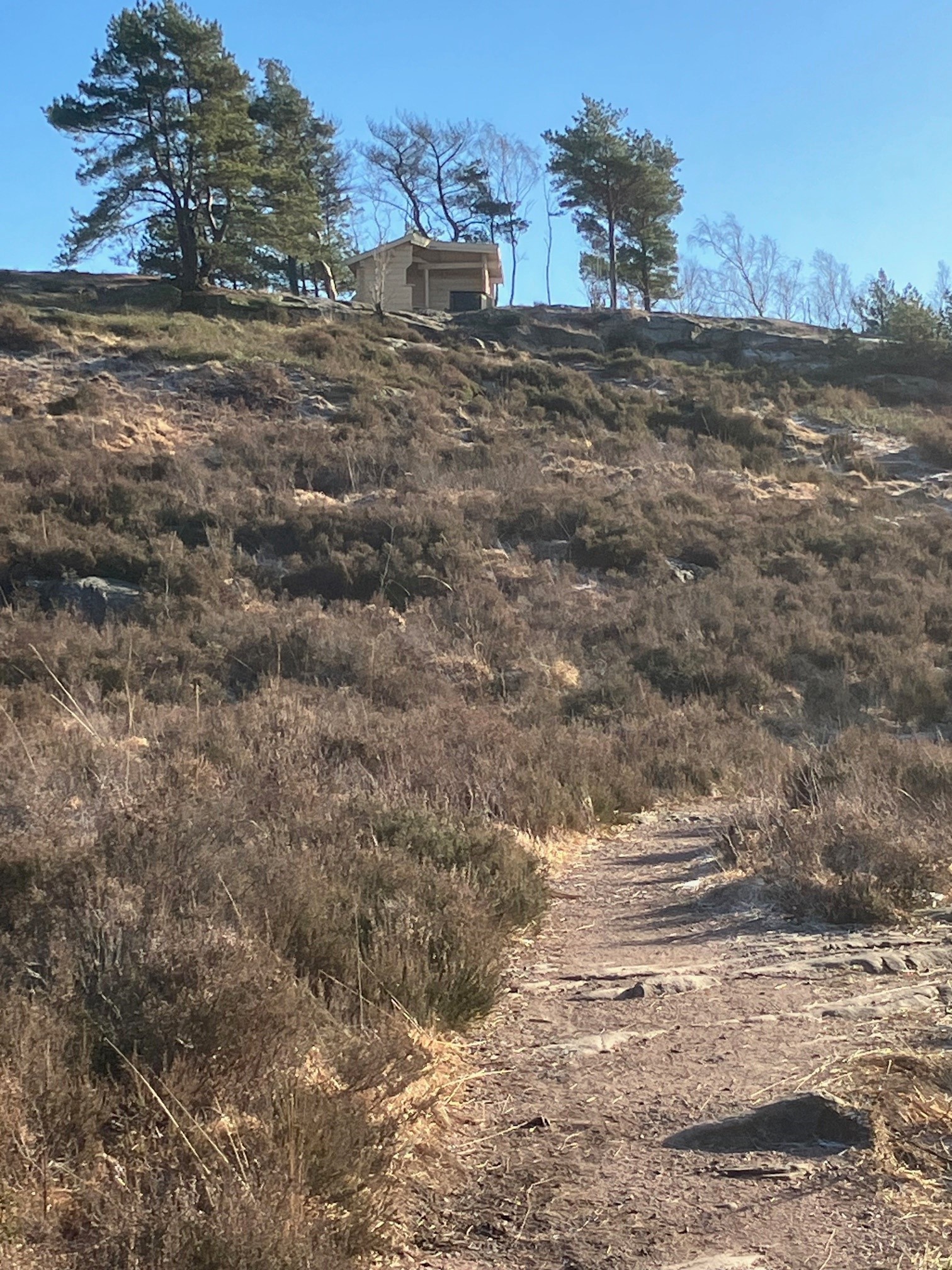 Allt material har burits upp för hand längs stigen som är 450 meter lång och har en höjdskillnad på 55 meter. Foto: Göteborgs Stad
