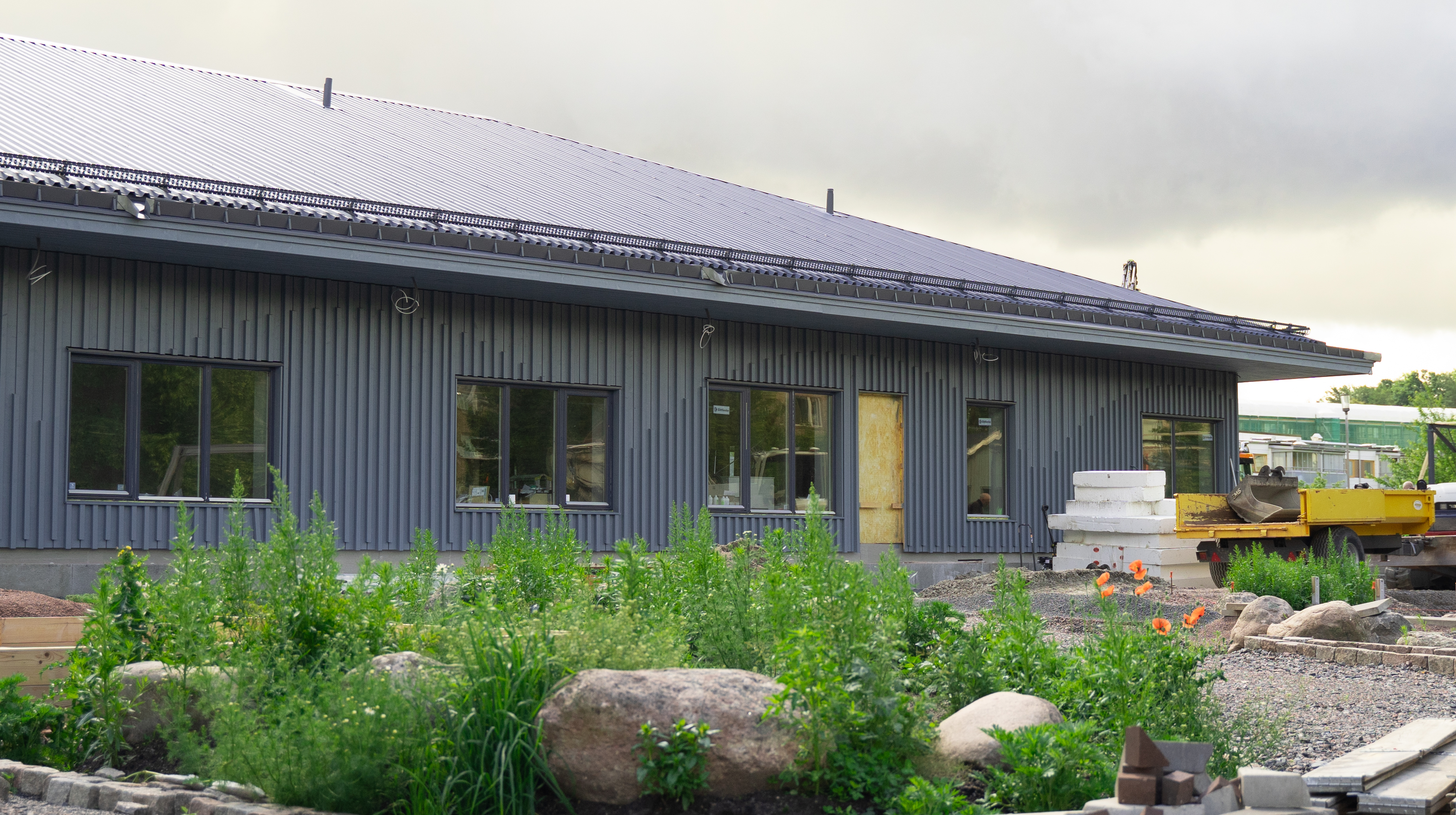 Fasaden av förskolan på Friedländers gata.