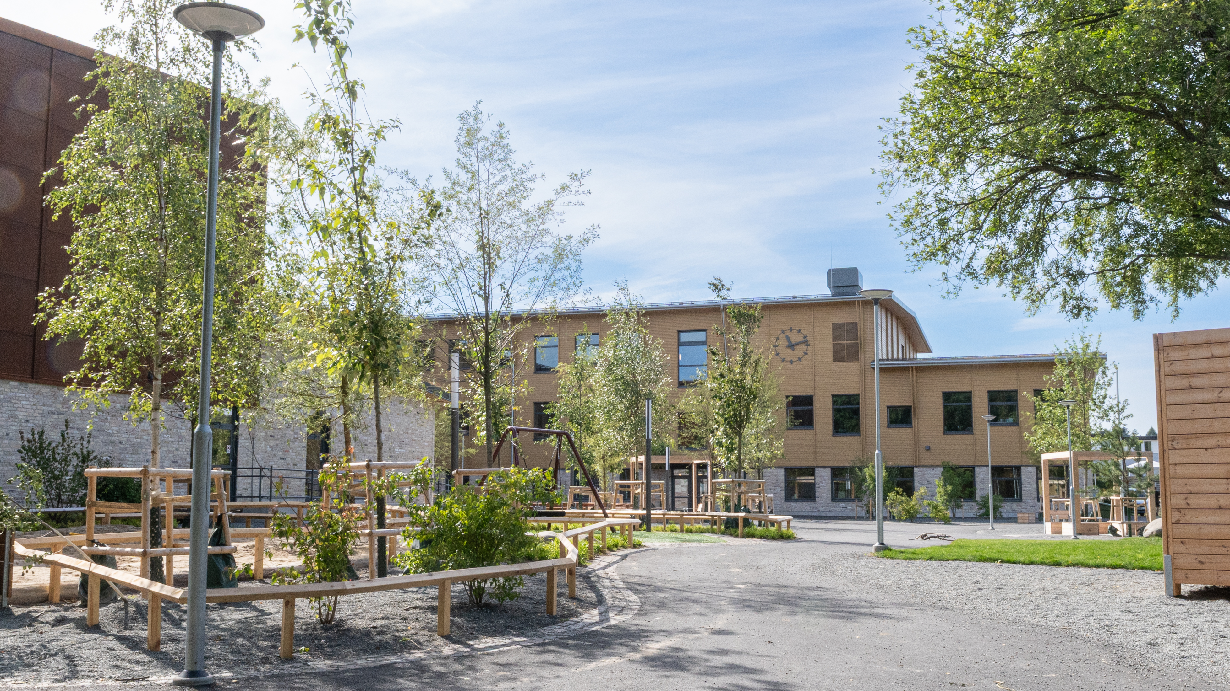 Skolg&aring;rd med mycket gr&ouml;nska