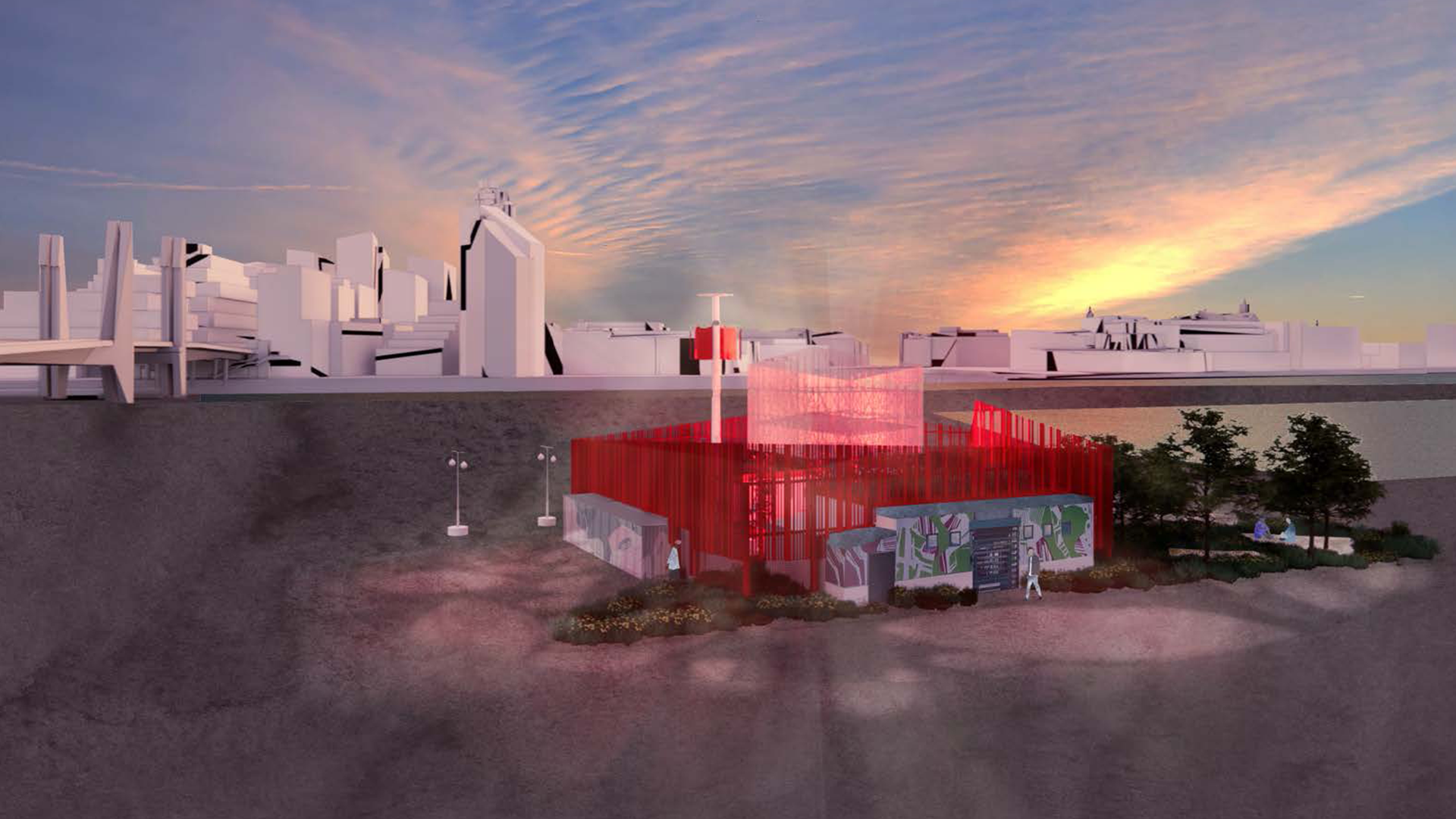 Omslaget invigs - Frihamnens nyaste prototyp byggd med göteborgarna