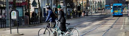 cyklister på avenyn