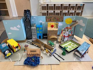 Göteborg skapad i miniatyr av eleverna på lovskolan