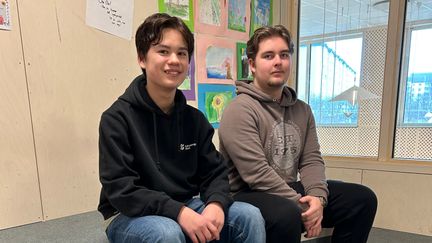 Leo Lam och Kimmo Johansson, elevskyddsombud på Skytteskolan