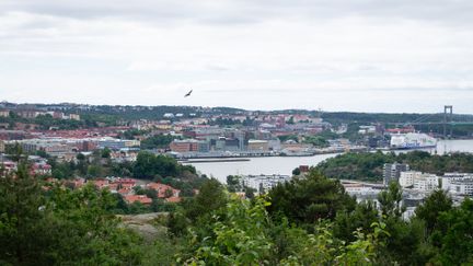 Utsikt från Ramberget över Göta Älv.