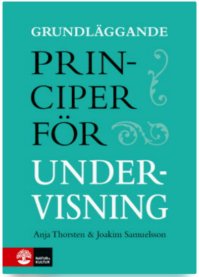 Framsidan på boken Principer för undervisning