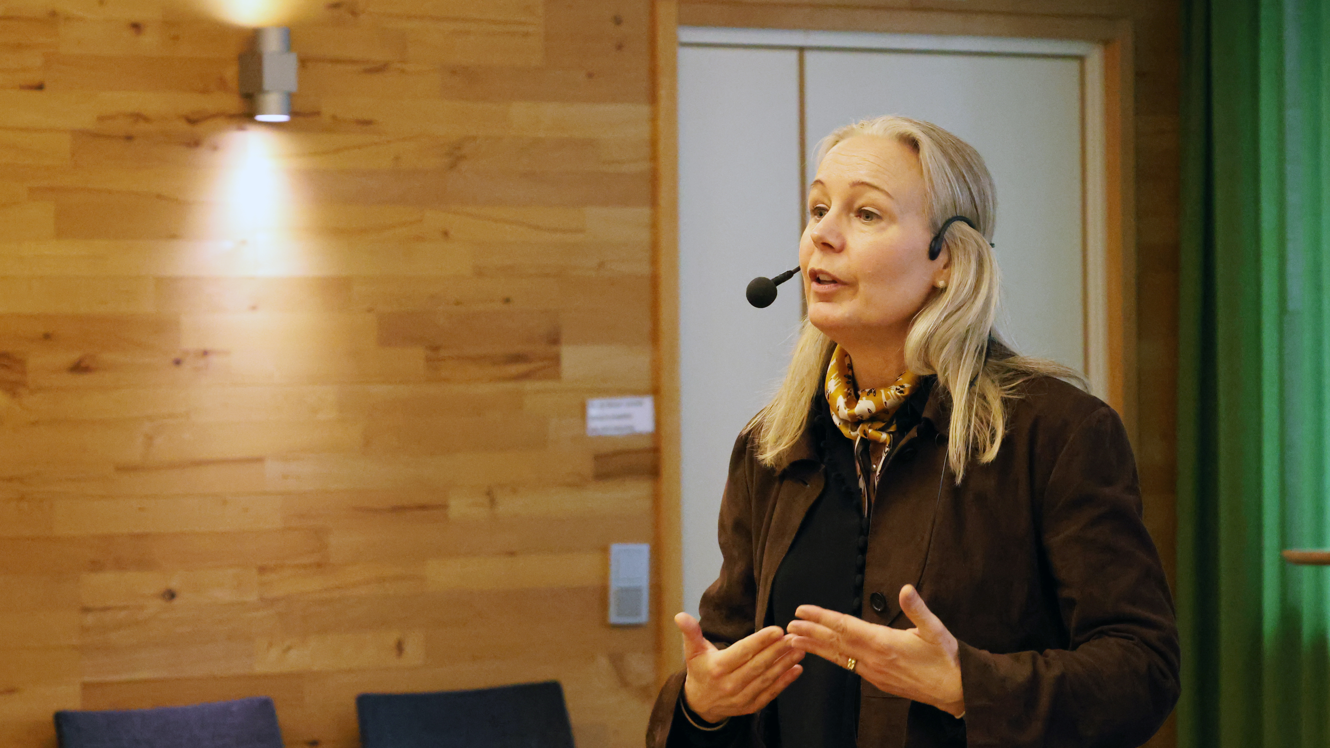 N&auml;rbild p&aring; en person som f&ouml;rel&auml;ser