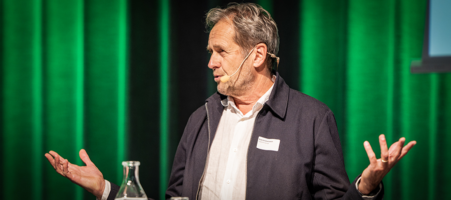 Svante Axelsson, Fossilfritt Sverige, ber&auml;ttar om vikten av tydligt ledarskap. Foto: Ulrik Fallstr&ouml;m. 