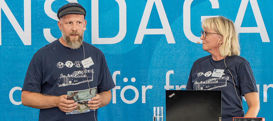 Karl-Johan Nylén och Maria Bodin. Foto: Ulrik Fallström.