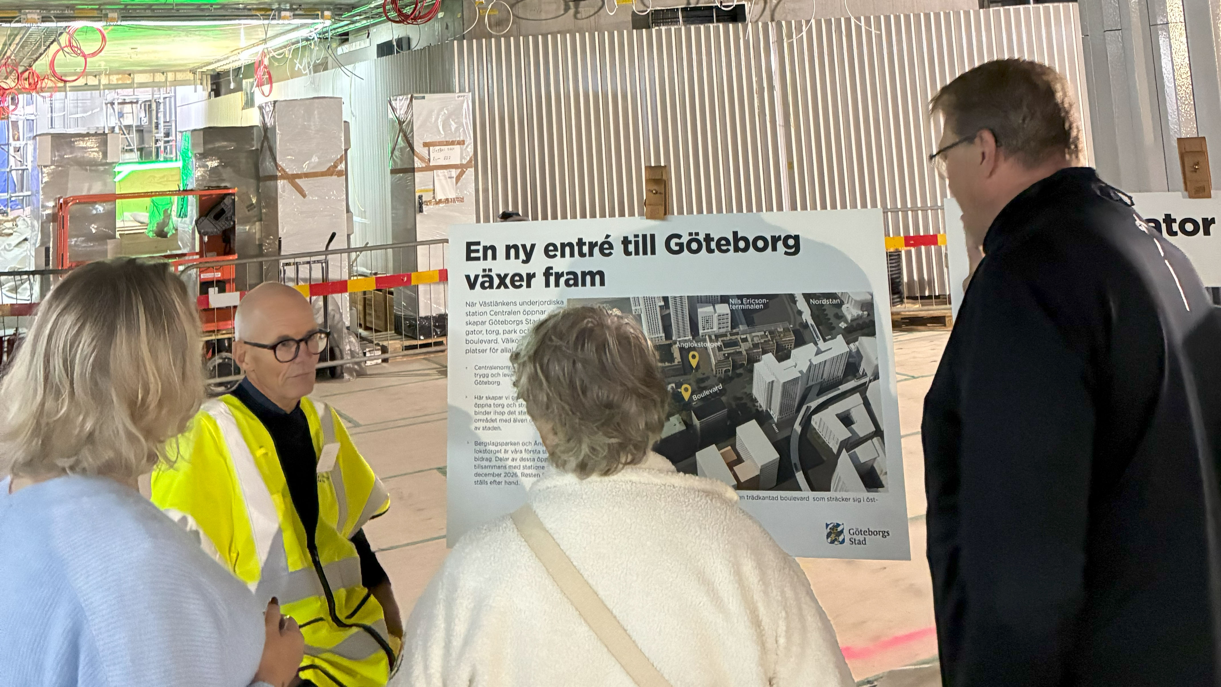 Västlänkens station Centralen – en första smygtitt lockade tusentals