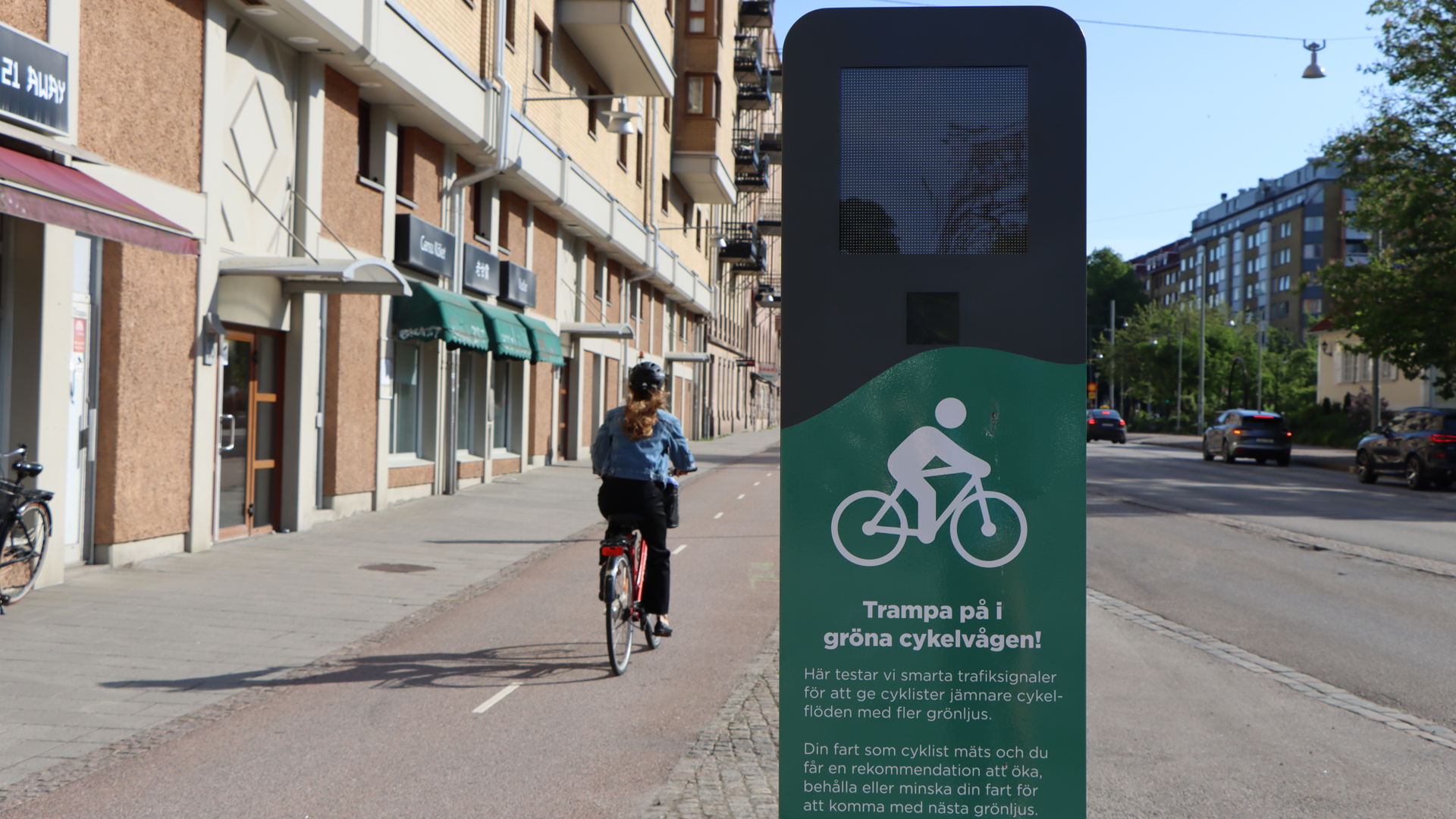 Trampa på i gröna cykelvågen!