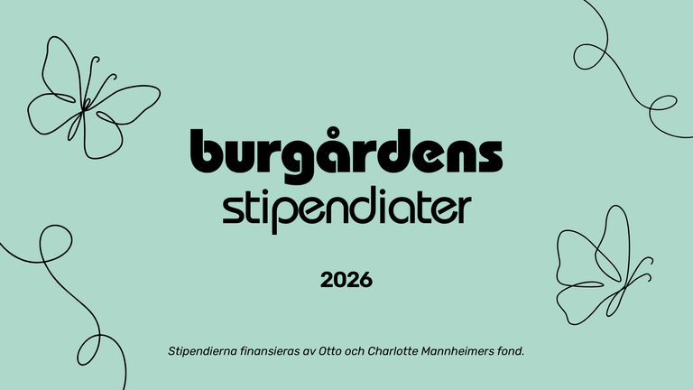 Yrkesdrömmar, drivkraft och gemenskap: Här är årets stipendiater på Burgården!